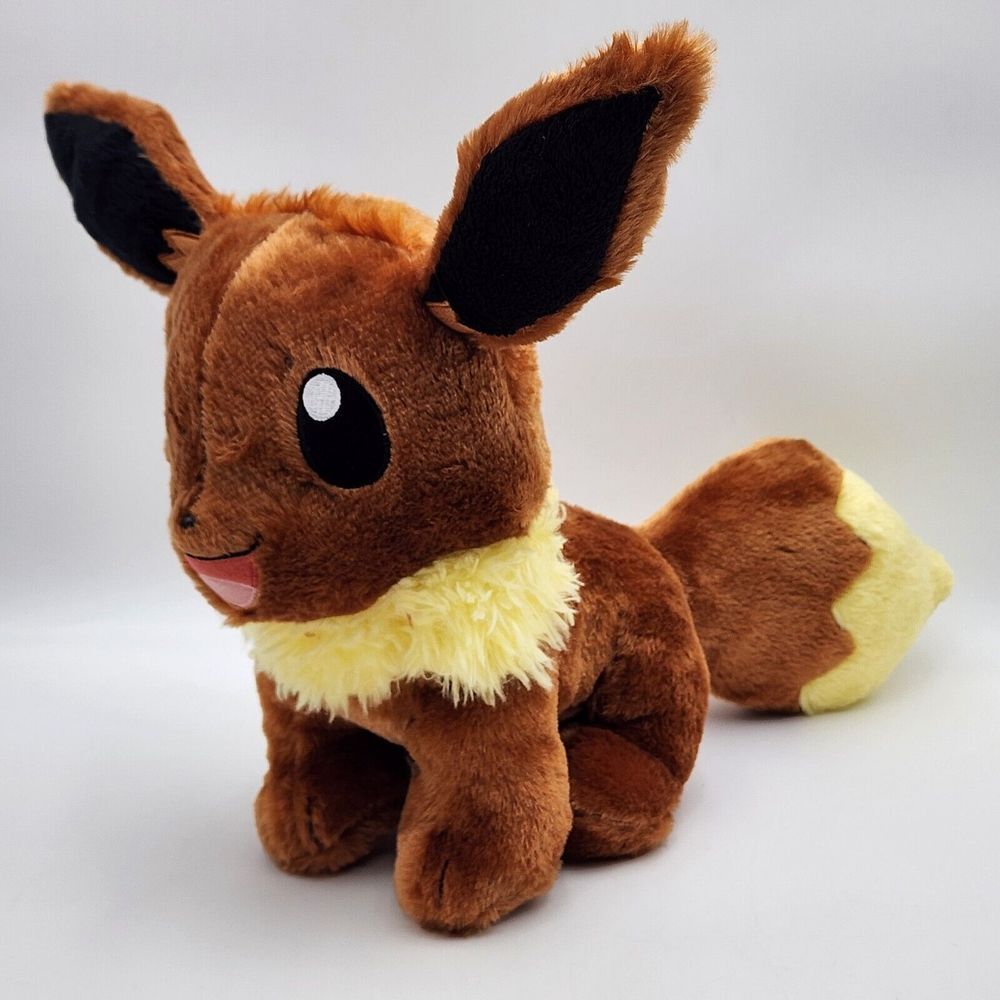 Build A Bear Pokemon Eevee Plush Stuffed Animal 16" Evie‎ Brown Yellow